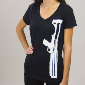 Ladies KSG V-Neck ( BLK )