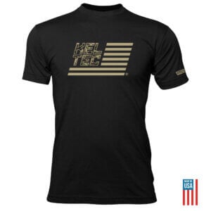 Keltec Black Camo Flag T-shirt